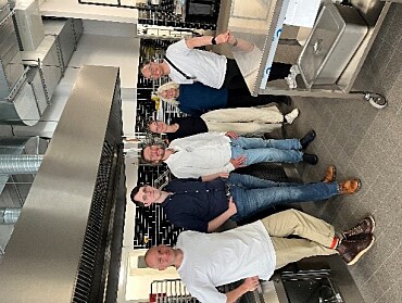 Foto Team BioStadt (von links): Jan Kohlmüller, Maximilian Felix Schupp, Moritz Wittkamp, Jessica Nixon, Christina Gose, Marius Kummer sowie Sarah Uthoff und unser DSPA-Student Dominik Claus (beide nicht auf dem Foto)