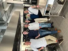 Foto Team BioStadt (von links): Jan Kohlmüller, Maximilian Felix Schupp, Moritz Wittkamp, Jessica Nixon, Christina Gose, Marius Kummer sowie Sarah Uthoff und unser DSPA-Student Dominik Claus (beide nicht auf dem Foto)