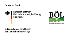 Logo: Gefördert durch das Bundesministerium für Landwirtschaft, Ernährung und Heimat aus dem Bundesprogramm ökologischer Landbau