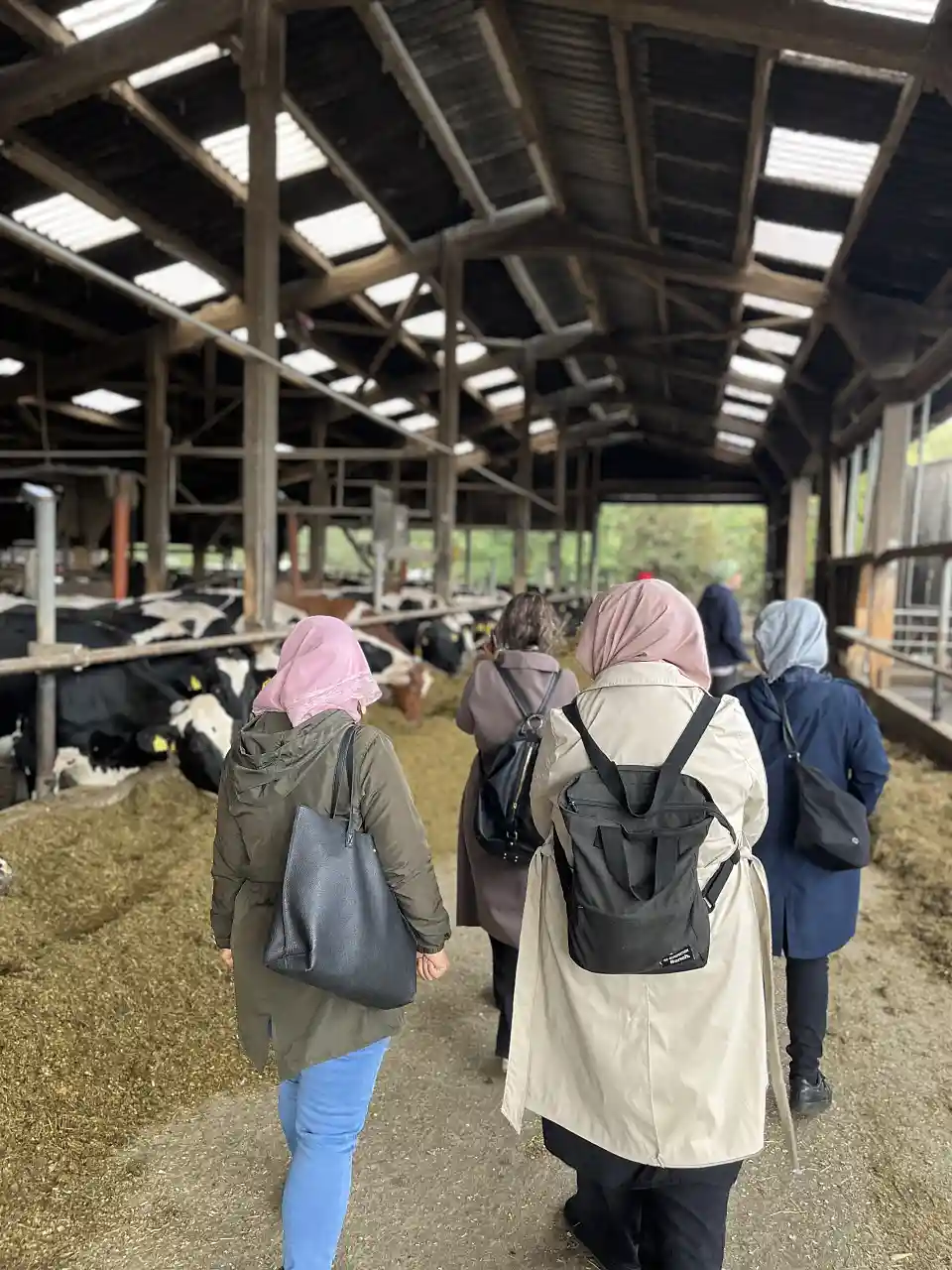 Bio-Hofbesuch Gemeinsame Stallbegehung