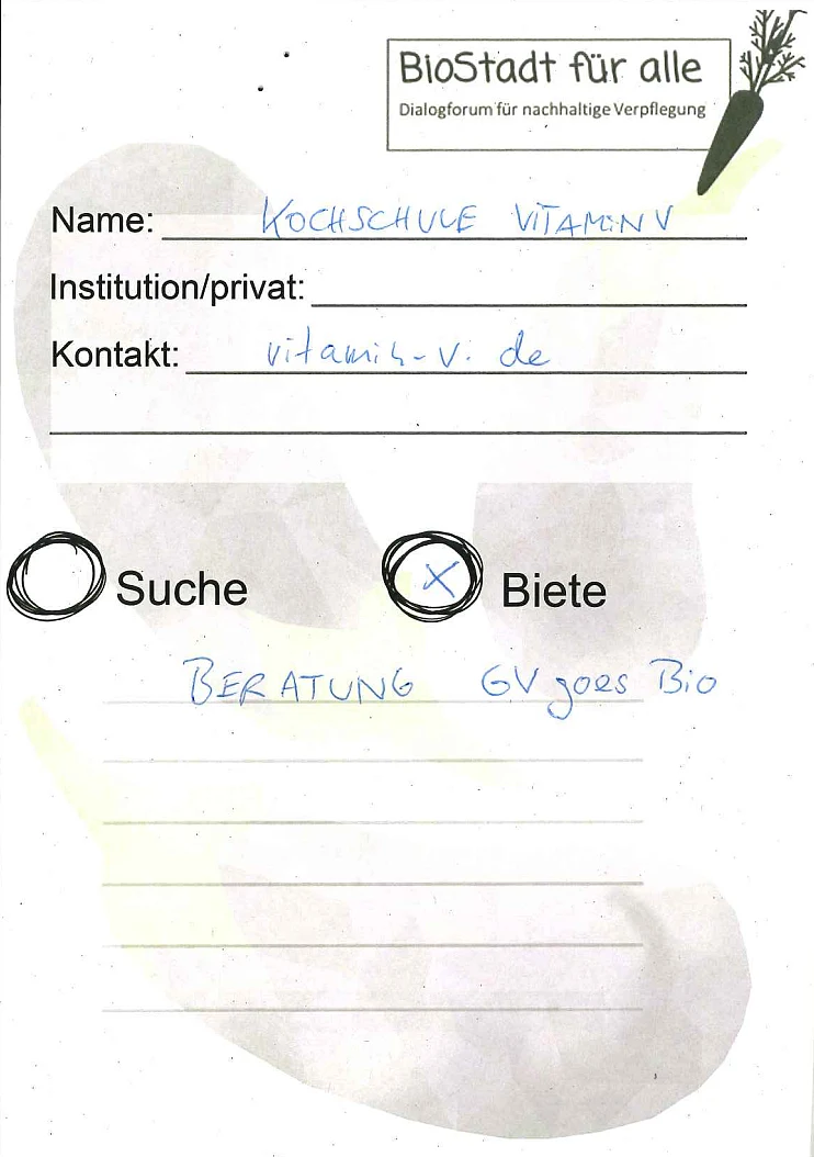 Kochschule Vitamin V