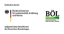 Logo: Gefördert durch das Bundesministerium für Landwirtschaft, Ernährung und Heimat aus dem Bundesprogramm Ökologischer Landbau