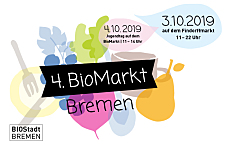 Der 4. BioMarkt Bremen wird am 03.10.2019 veranstaltet.